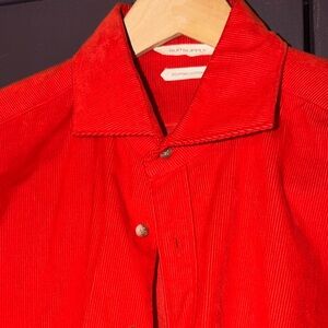 Suitsupply Vibrant orange Men's Shirt Jacket